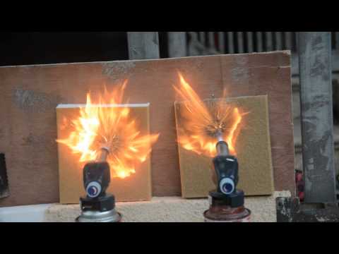 Feuer-  Vergleichstest