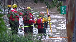 Lower Macungie Spring Creek Rd Water Rescue - 8.13.18