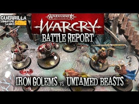 WARCRY! Battle Report - Ep 01 - Iron Golems vs. Untamed Beasts
