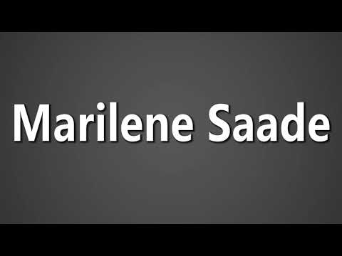 How To Pronounce Marilene Saade
