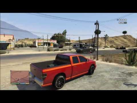 GTA 5 FOUTRE LA GROSSE MERDE DANS LE DÉSERT AVEC MICHAEL ET UN BON PICK-UP CUSTOMISE