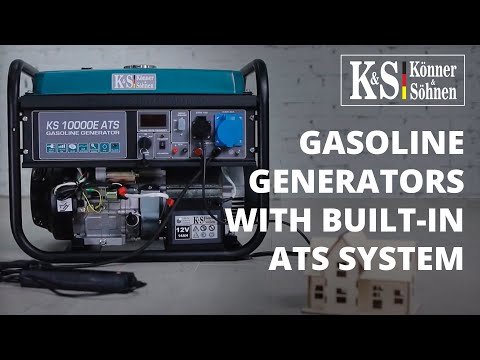 Benzininis generatorius Könner &amp; Söhnen KS 10000E ATS video