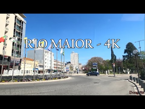 Rio Maior Drive 4K - Driving in Rio Maior 2023, Portugal [4k Ultra HD]