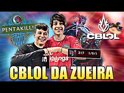 PENTAKILL do GREV e AEGIS farpa pesado a PAIN - CBLOL DA ZUEIRA