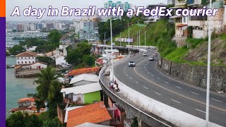 FedEx A day in Brazil with a FedEx courier