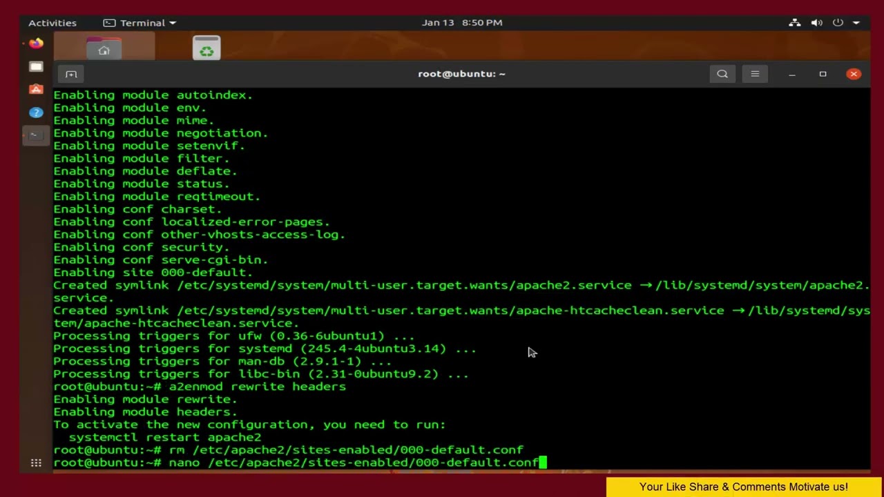 How To add a Custom Header on Apache server in Ubuntu 20.04
