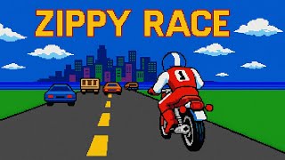 🏍️ Zippy Race (NES) | Retro Motorcycle Mayhem! 🛣️🔥