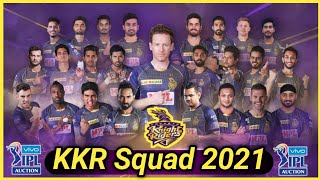 KKR Squad 2021 | KKR Full Player List 2021