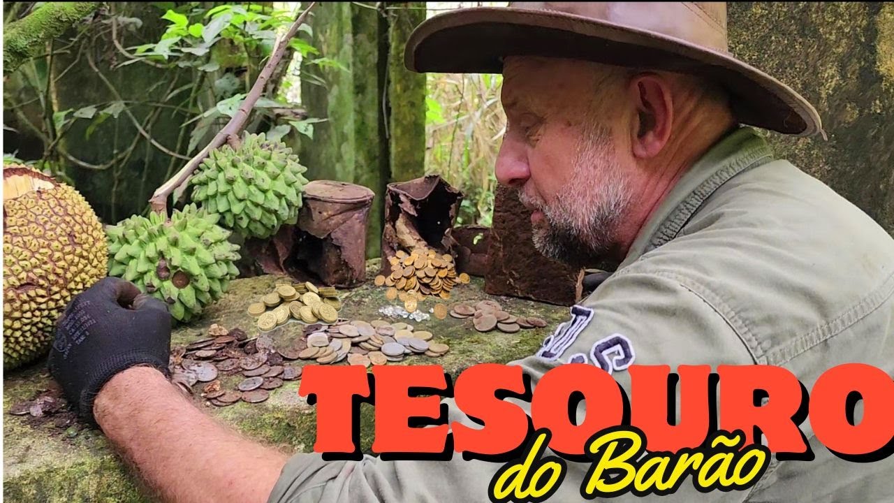 Ele achou FORTUNA em moedas nas RUINAS do BARÃO