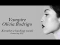 Olivia Rodrigo - vampire (karaoke lower key w/backing vocals and chords)