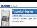 How To Convert A Number From Decimal To Binary Octal And Hexadecimal Using Calculator