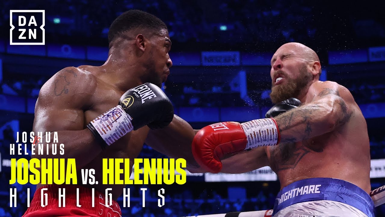 Anthony Joshua vs Robert Helenius full fight video highlights