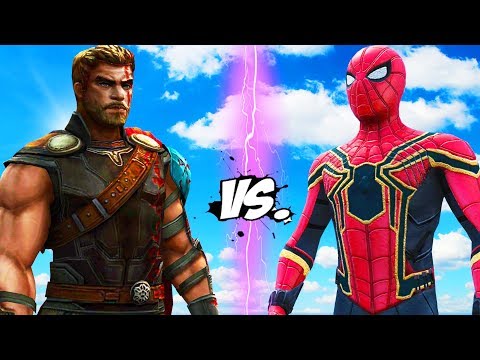IRON SPIDER VS THOR (Ragnarok 2017) Video
