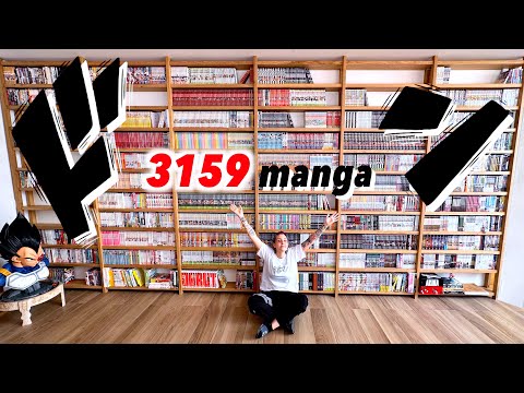 I present to you my manga library (3159 manga)