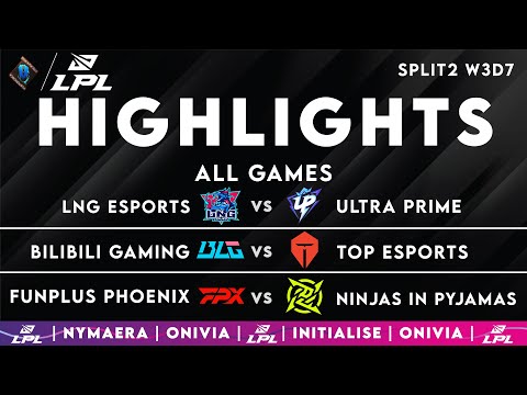 LPL Split 2 Highlights 2025 W3D7  ALL GAMES | LPL 2025 by Onivia