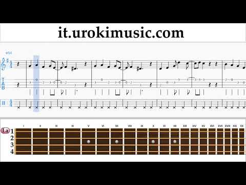 Corso di Ukulele Melodia Mariah Carey - All I Want For Christmas Is You Tablature Tab Parte#2 um