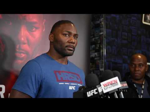 Scrum with Anthony 'Rumble' Johnson at UFC 210 Open Workouts