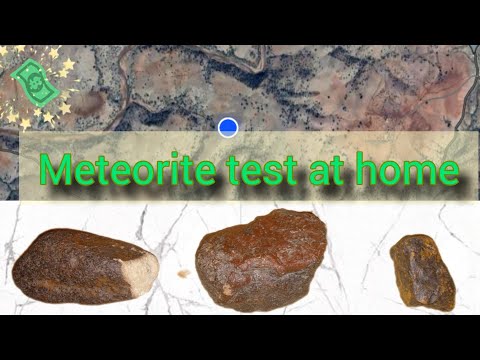 How to Identify a meteorite at home