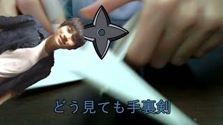 紙手裏剣を折ることに人生を捧げる学生(18)