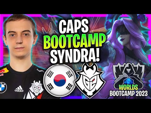 CAPS IS SO GOOD WITH SYNDRA IN KOREA SOLOQ! | G2 Caps Plays Syndra Mid Worlds Bootcamp 2023!