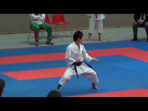 Sandy Scordo performing the kata Gojushiho Dai