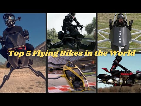 Top 5 Flying Bikes in the World 2025 | Jet-Powered & Electric Hoverbikes You Must See!