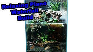 RELAXING Waterfall Aquascape Build