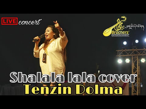 Shalala lala cover song by Tenzin Dolma || Losar Live concert south India|| Himalayan Music Festival