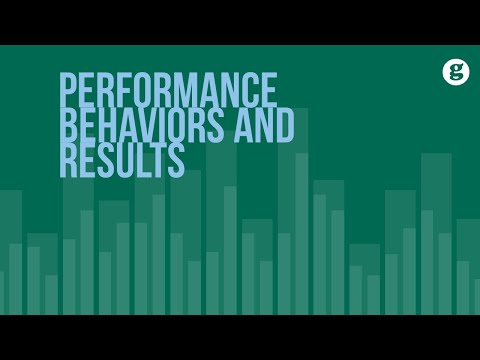 Performance Behaviors and Results