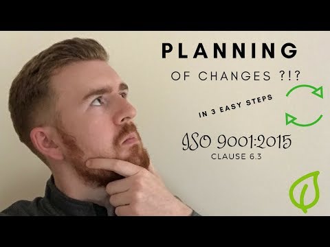 Planning of Changes (ISO 9001:2015 Clause 6.3)