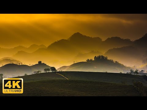 4 hours Magnificent Views of Earth 4K with Relaxation Music