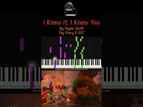 I Knew It, I Knew You by Taylor Swift - Toy Story 5 OST piano cover/tutorial + sheet music + lyrics