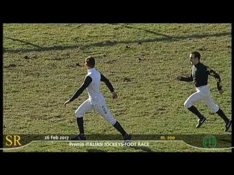 ITALIAN JOCKEYS FOOT RACE 26 02 2017