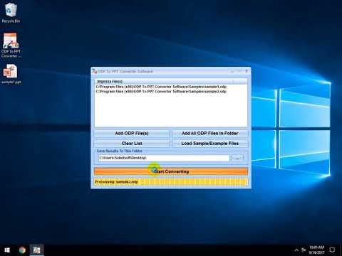 ODP To PPT Converter Software
