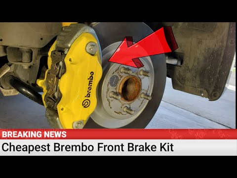 Cheapest Brembo 4 Piston Front Brake Kit for your 2015+ Charger-Challenger