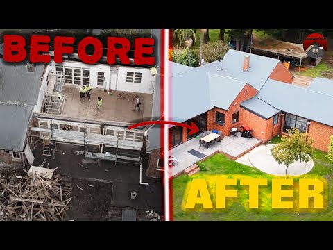 From Abandoned Rehab Facility to Family Home | Complete Transformation - 4 Month Time-lapse