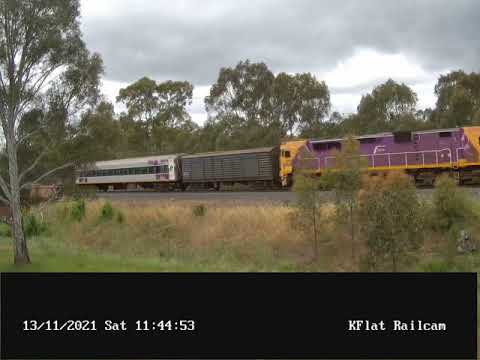 VLine N463+PH451 Van+BZN256 Up - 13th Nov 2021
