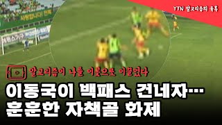 이동국이 백패스 건네자…'고의 자책골' 화제 / YTN