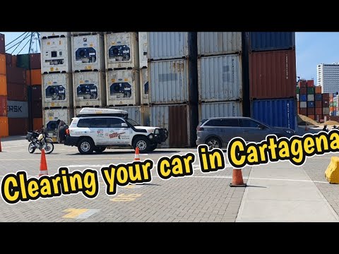 Clearing your Car in Cartagena Colombia after shipping from Panama (watch that episode) #overlanding