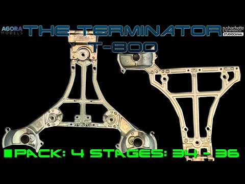 Stavba Big Scale ModelTerminator T-800 od Agora Models - Pack: 4, Stages: 34 - 36