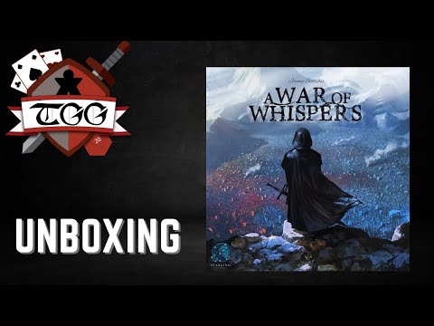 A War of Whispers Board Game Unboxing