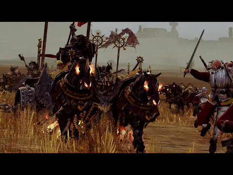 Dwarfs and Empire vs Chaos, Greenskins and Undead - Total War WARHAMMER Cinematic Battle Machinima