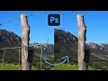 Remove Fence Short Photoshop Tutorial