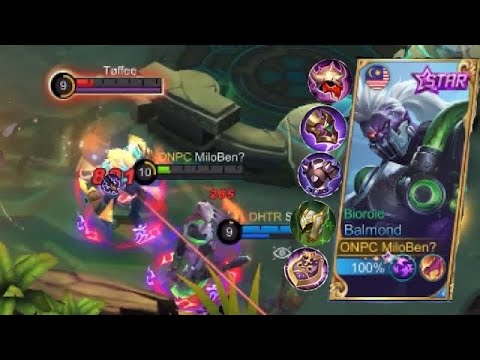 30 KILLS + LAGENDARY!! BALMOND TANK BUILD 100% DEADLY - BUILD TOP 1 GLOBAL BALMOND ~ MLBB