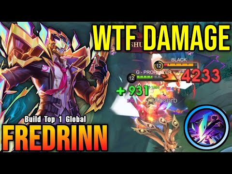 ONE SHOT DELETE!! Powerful Fredrinn Insane 17 Kills & 17 Assist - Build Top 1 Global Fredrinn ~ MLBB