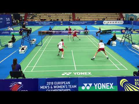 2018 Kazan European U15 Championships Mens Doubles final