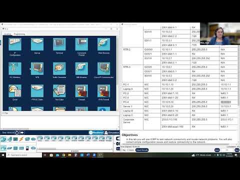 ITNv7 Video Walkthrough - Packet Tracer 13.3.1: Using ICMP to Test and Correct Network Connectivity