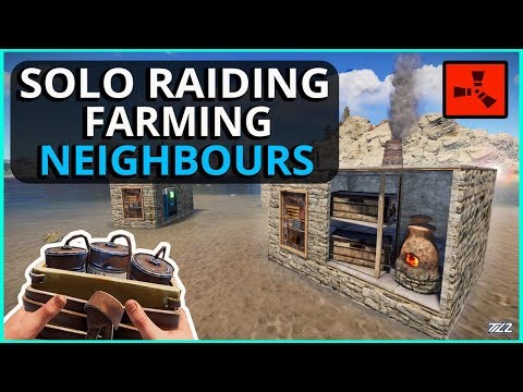 Rust SOLO RAIDING Neighbours With ALL My SATCHELS!! Rust Solo Survival Gameplay Ep3