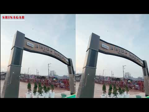 A new wooden pedestrian bridge at Amira Kadal, opening January 20, brings a...