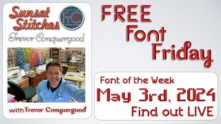 Free Font Friday - May 3rd
